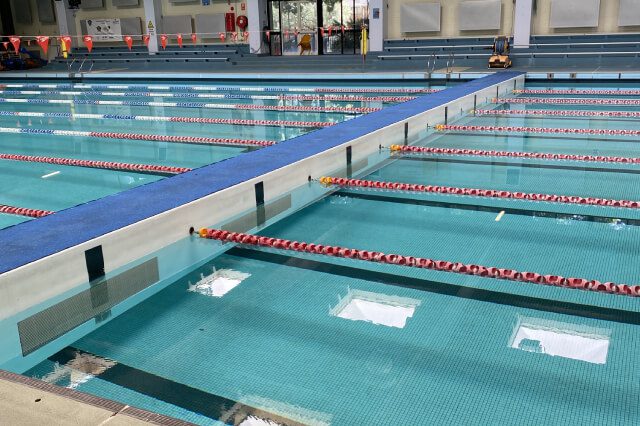 Image of pool lanes at UNSW Fitness and Aquatic Centre