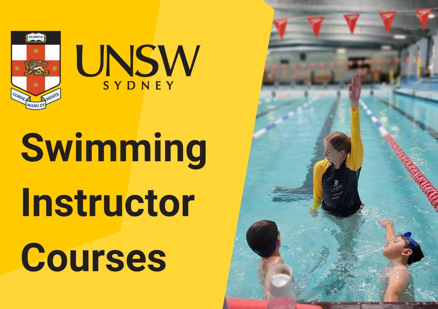 Swim Australia Teacher course - Flyer